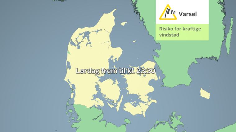 Live Vejr TV 2 Vejet varsler kraftigt blæsevejr