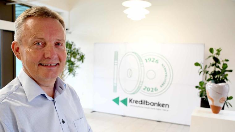 Erhverv Kreditbanken jagter ny rekord: Direktør sætter ord på en ægte sønderjysk succes